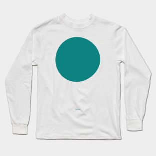 Circular - Crayola Teal Blue Long Sleeve T-Shirt